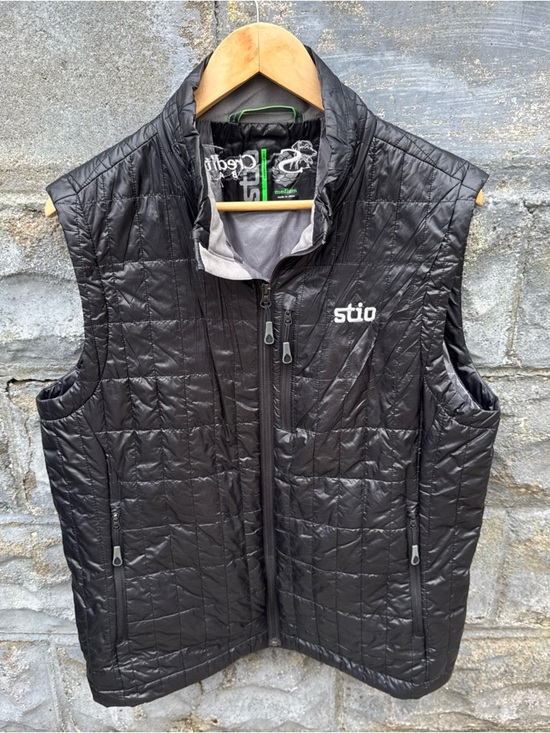 Stio Other - Men's Stio Azura Full Zip Puffer Primaloft Sleeveless Vest Jacket Medium Black